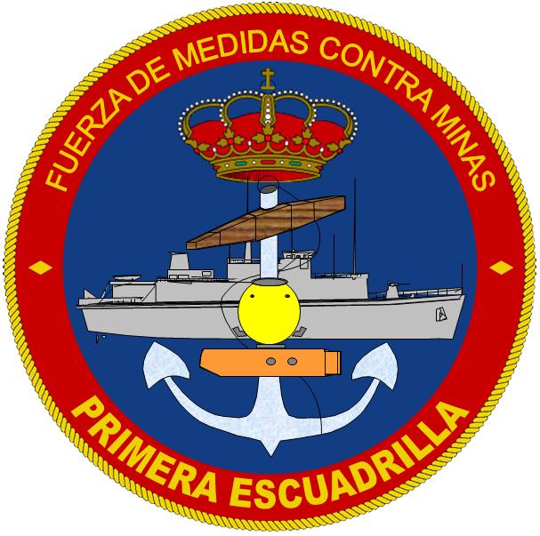 Emblema de la 1ª Escuadrilla de Medidas Contra Minas